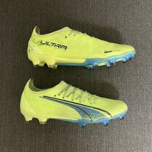 Yellow Used Molded Cleats Puma Ultra Cleats