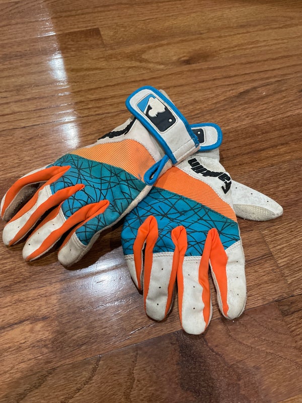 Franklin Youth Miami Dolphins Receiver Gloves