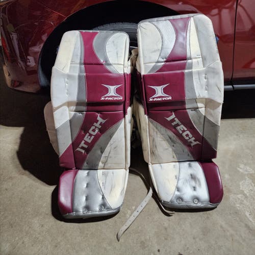 Used 35" Itech X-Factor Goalie Leg Pads