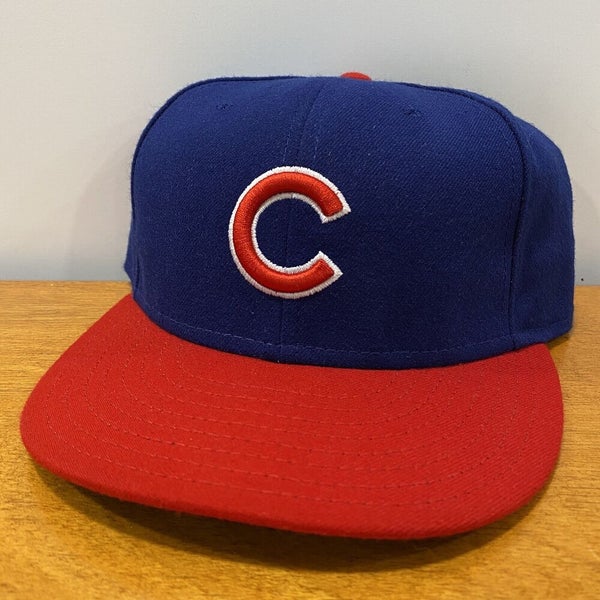 New Era 7 5/8 Chicago Cubs Hat Cap Cooperstown Retro 80's