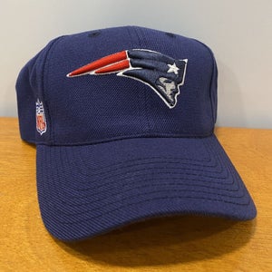 New England Patriots Hat Baseball Strapback Cap NFL Football Blue Reebok Vintage