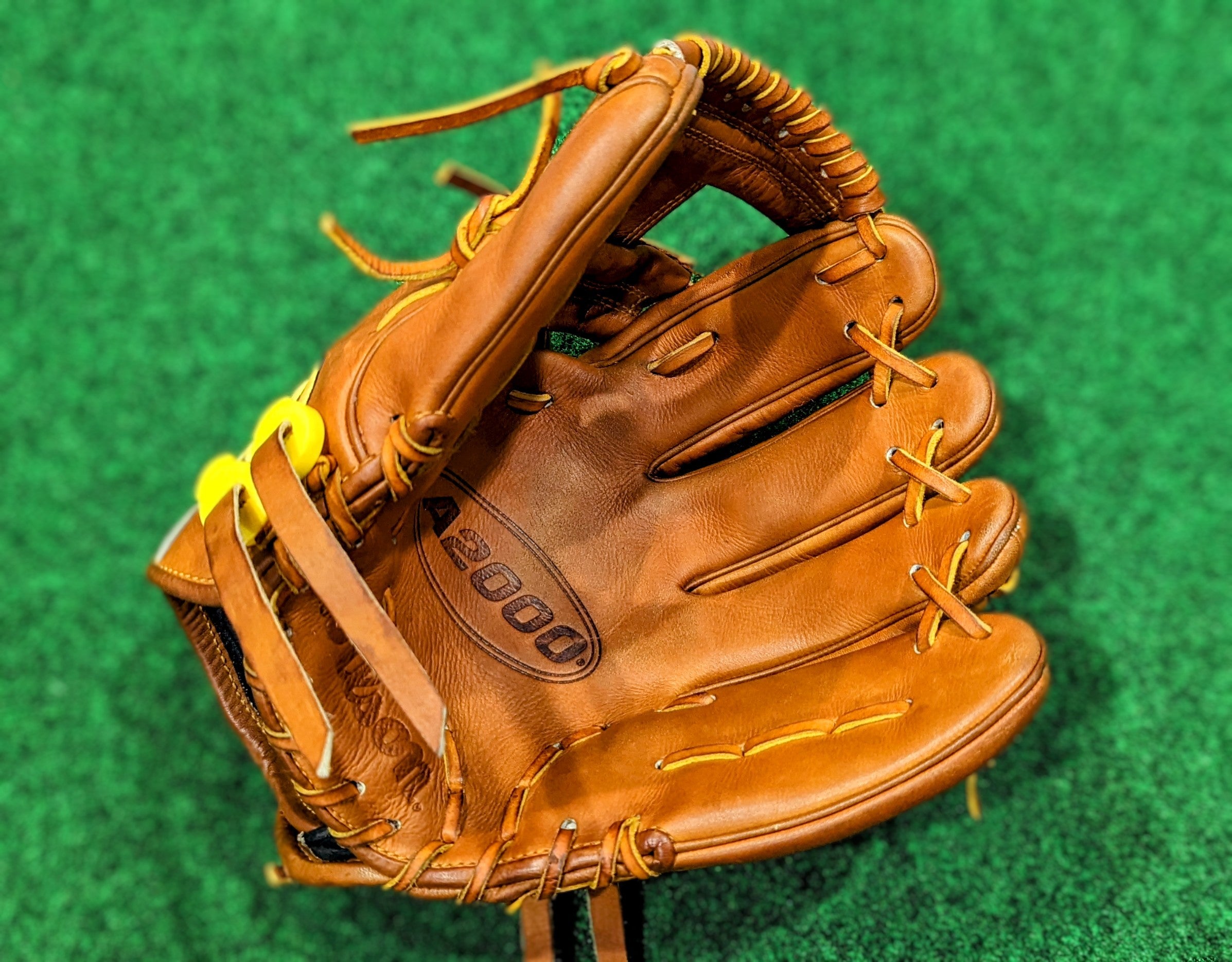 CLOSEOUT Wilson A2000 SuperSkin Dustin Pedroia Baseball Glove 11.75”  WTA20RB18DP15GM