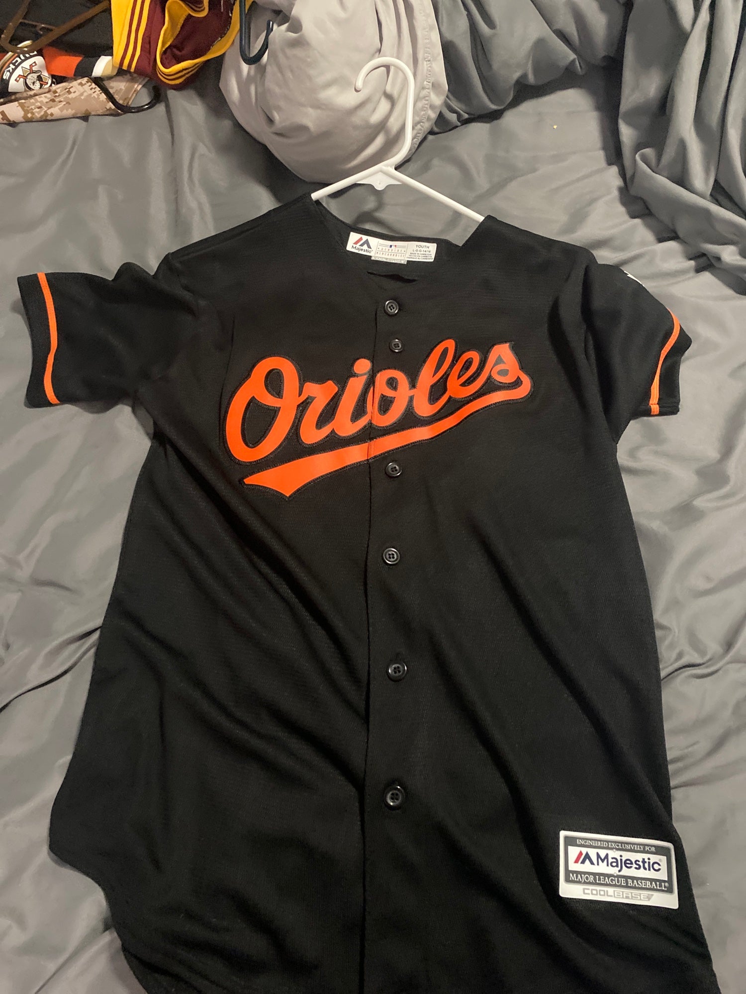 MLB Baltimore Orioles Baseball Majestic Mens Jersey - Depop