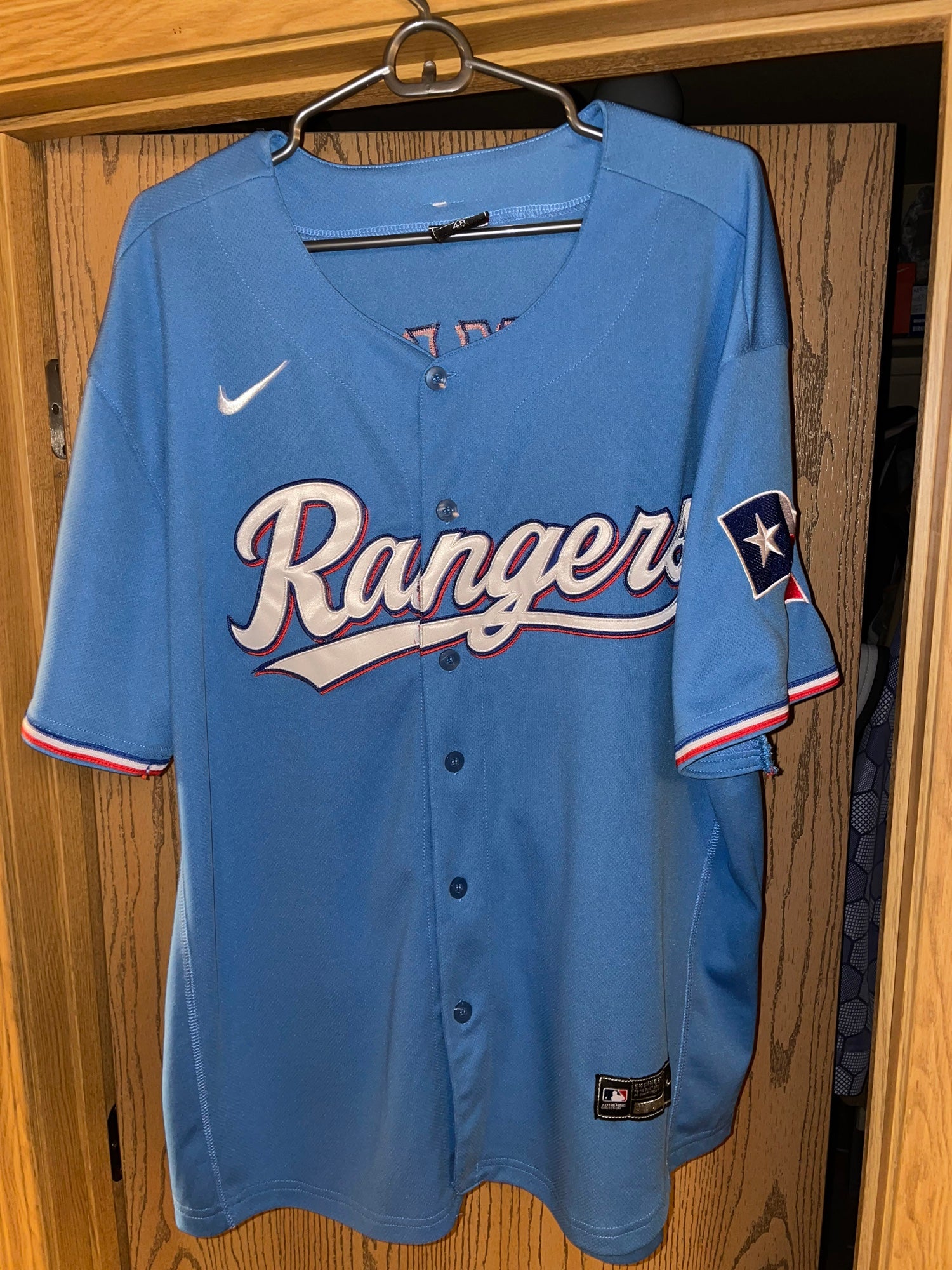 rangers baby blue uniforms