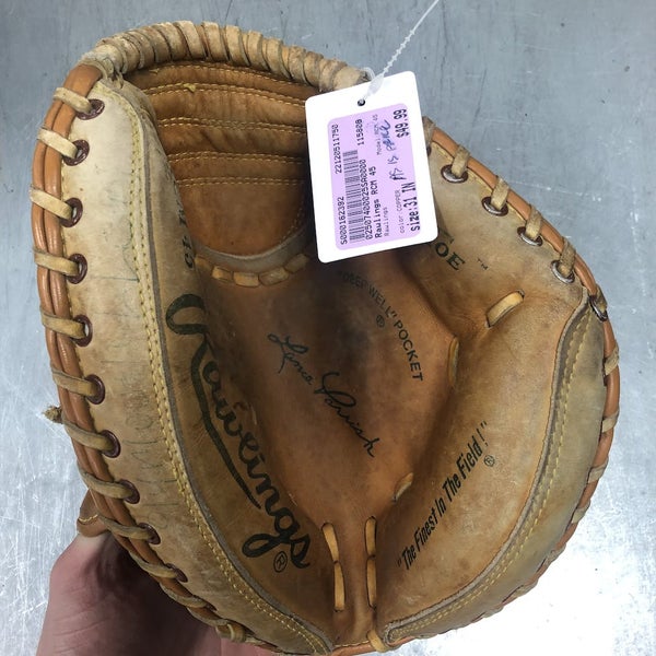 Used Rawlings Lance Parrish Rcm45 32 Baseball Catcher's Mitt Glove