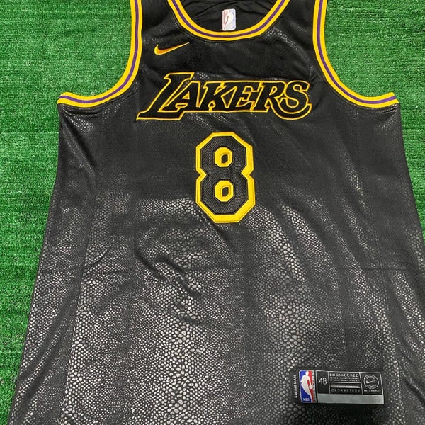 authentic Kobe Bryant #8 LA Lakers Warm Up Jersey/Shorts Team Nike Nice