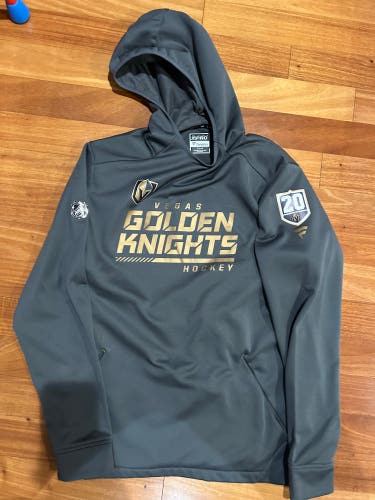 Chandler Stephenson Player TEAM ISSUE Vegas Golden Knights Fanatics Authentic Pro Hoodie L Game Used