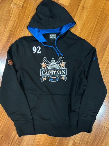 Evgeny Kuznetsov Player Issue Locker Room Washington Capital Fanatics Hoodie Large Pro Stock