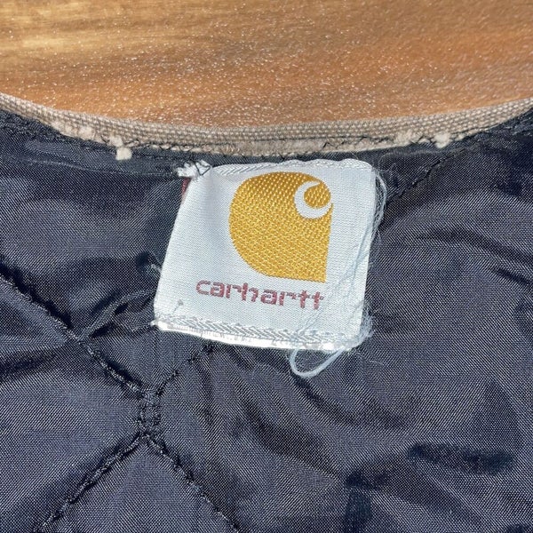 Vintage Carhartt Duck Arctic Lined Full Zip Vest Men's Sz XXL VO2