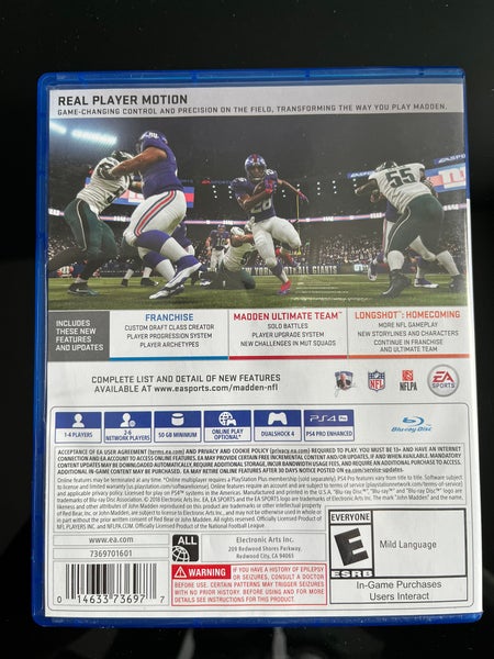 Madden NFL 19 (PS4) : Video Games 