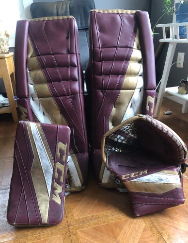 Used 33" Regular Pro Stock Extreme Flex III Goalie Full Set