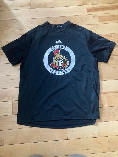 Adidas Ottawa Senators climalite performance tee - L - team issued
