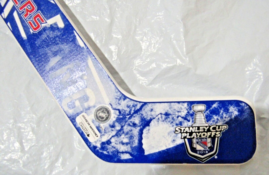 NHL 2013 Stanly Cup New York Rangers Mini Goalie Stick 25 3/8 Long by Sherwood