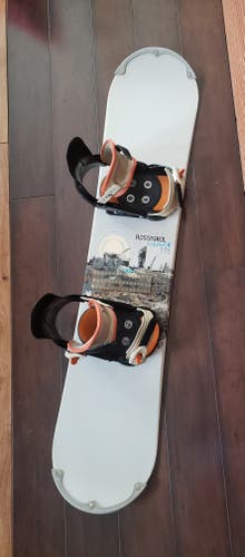 KIDS 116cm Rossignol Jr. Snowboard RS ACCELERATOR with S/M Jr. Rossignol Bindings *USED*