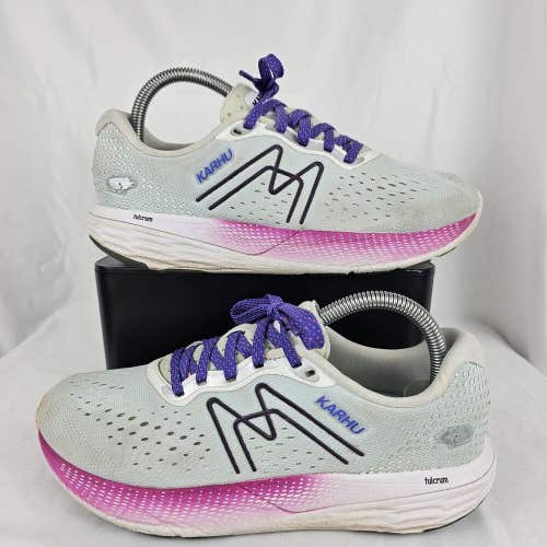 Karhu Ikoni Ortix 2.0 Womens Athletic Comfort Running Shoes Size 8 Pink/Blue