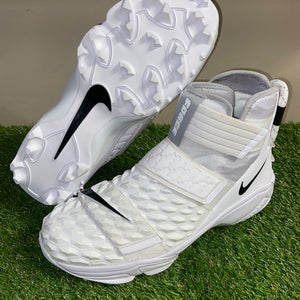 Nike Mens Zoom Force Savage Elite White Football Cleats Size 14 CK2824-100 NEW