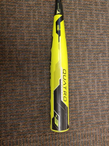 Used BBCOR Certified 2018 Rawlings Composite Quatro Bat (-3) 30 oz 33"
