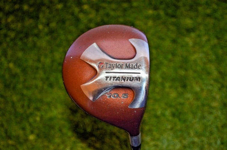 Taylormade	Titanium	10.5 Driver	RH	45.5"	Graphite	Stiff	New Grip