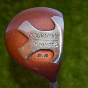 Taylormade	Titanium	9.5 Driver	RH	45.5"	Graphite	Stiff	New Grip
