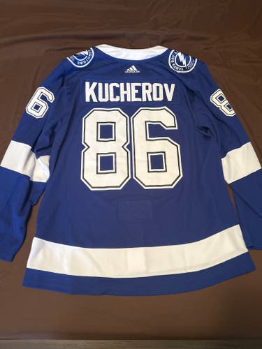 Tampa Bay Lightning Adidas Authentic Nikita Kucherov Jersey