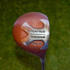 Taylormade	Titanium	10.5 Driver	RH	45.5"	Graphite	Stiff	New Grip