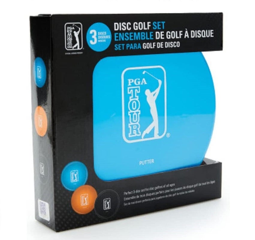 PGA TOUR 3-Disc Golf Starter Set - Driver, Mid-Range & Putter