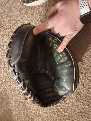 Used Right Hand Throw Rawlings Catcher's Glove