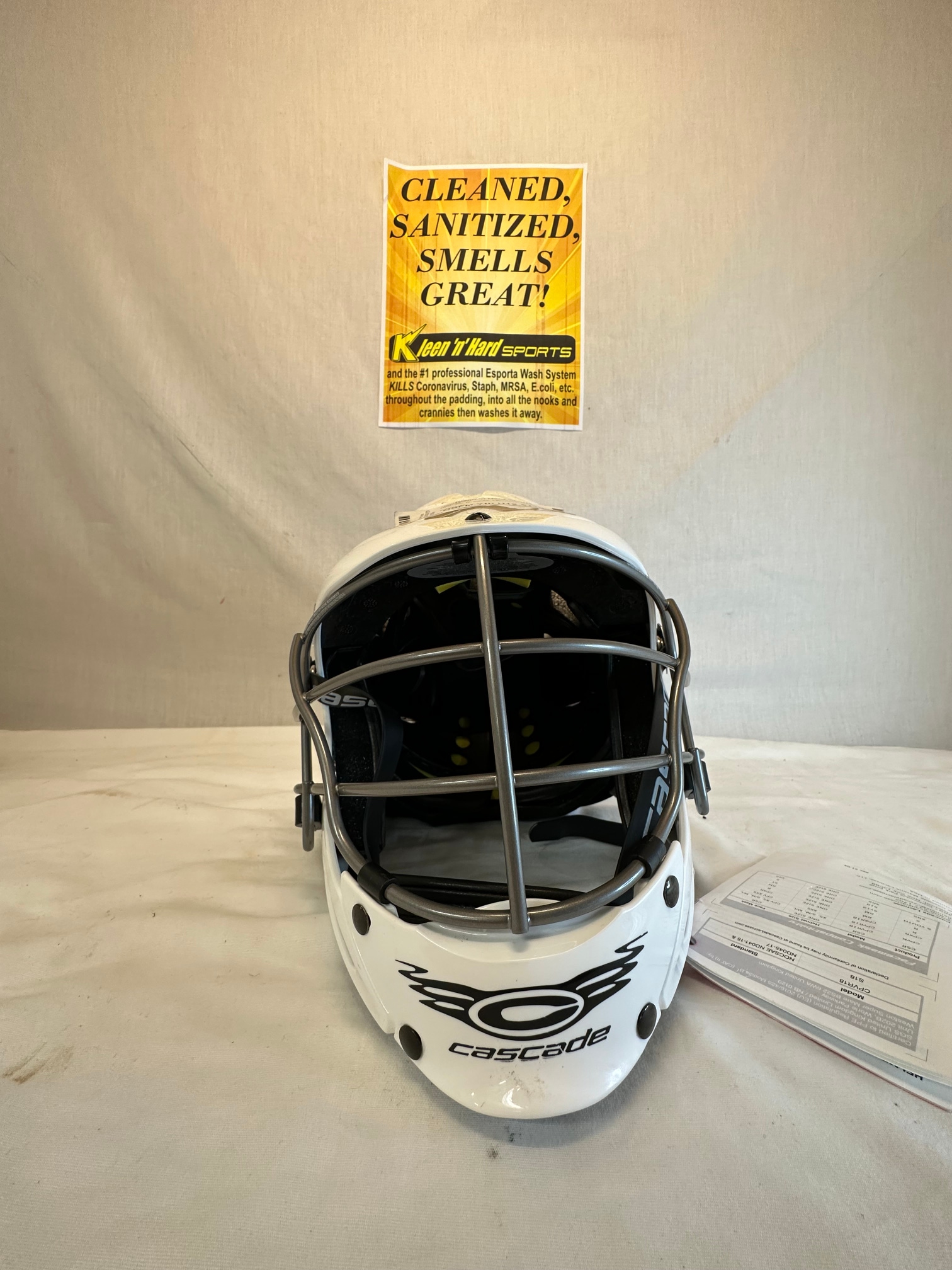 New Cascade CS-R White Youth Helmet