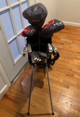 Used Left Hand Wilson Profile Clubs With Bag