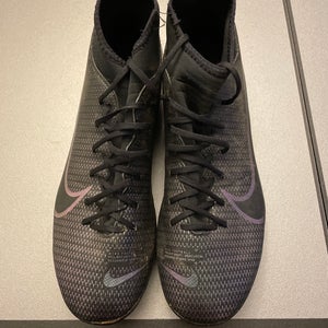 Used Men's Nike Mercurial Superfly 7 Club FG Soccer Cleats - Color - Black, Size 9