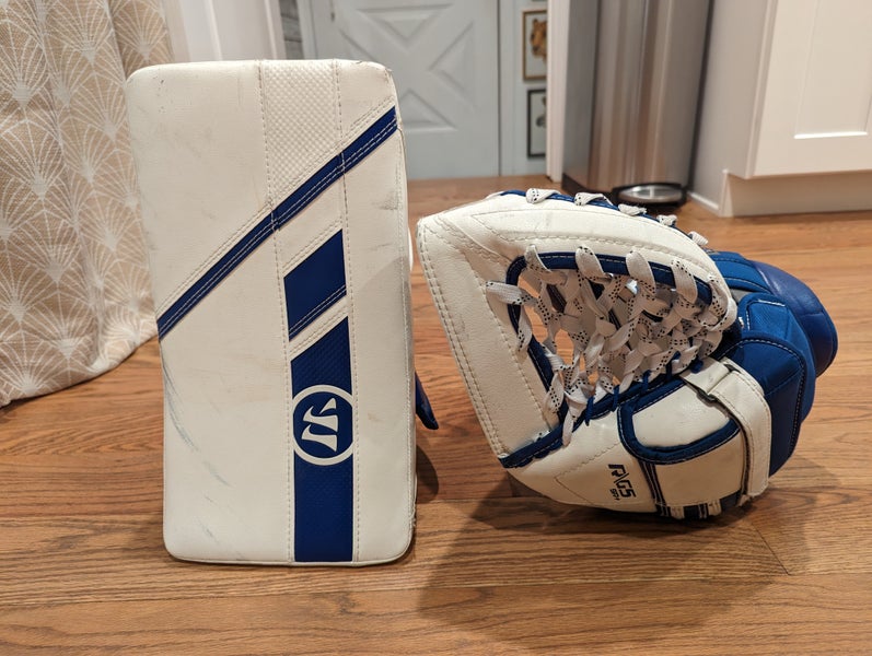 Blue/White Warrior Regular Ritual G5+ Gloves