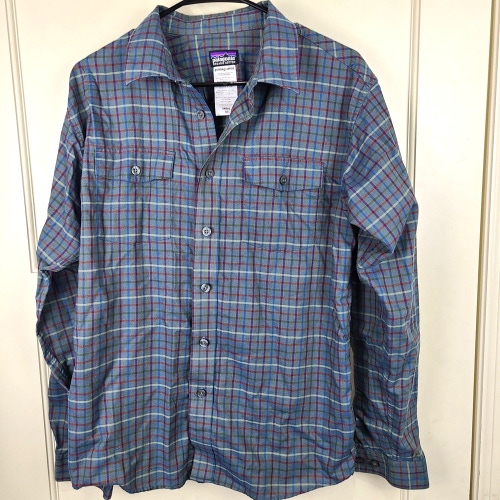 Patagonia Fjord Flannel Organic Cotton Plaid Button Down Shirt Men’s Size: M