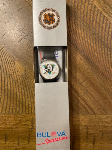 Bulova Sports time Anaheim  mighty Ducks  Watch