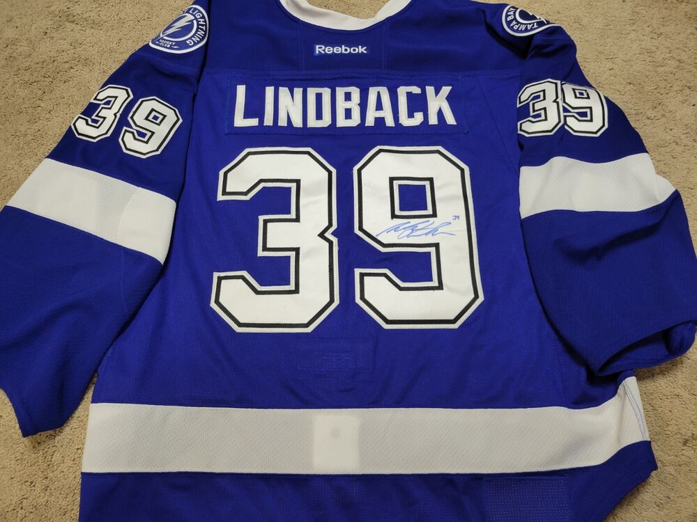 ROSS COLTON 2021 Stanley Cup Finals Tampa Bay Lightning PM Game Worn Jersey  | SidelineSwap