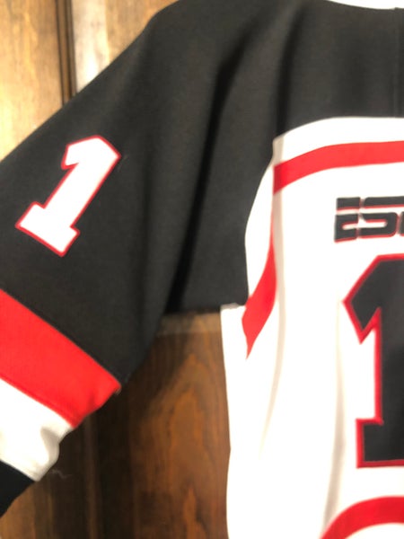 YOUTH WHITE ESPN #1 HOCKEY JERSEY