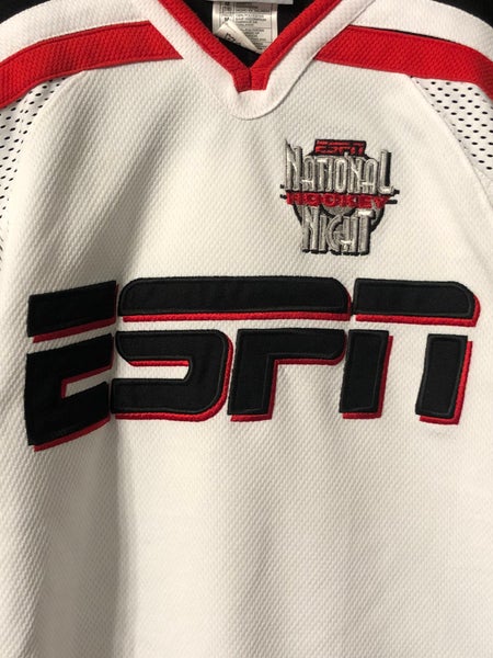 YOUTH WHITE ESPN #1 HOCKEY JERSEY