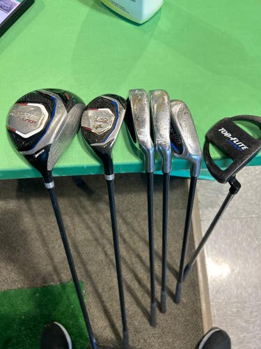 Junior Top Flite Right Clubs (Full Set) Uniflex - 8 Clubs