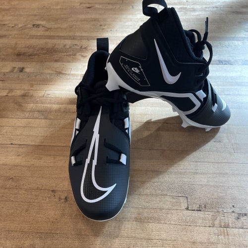 Nike Alpha Menace Pro 3 Black White Football Cleats Men’s Size 10 CT6649-001