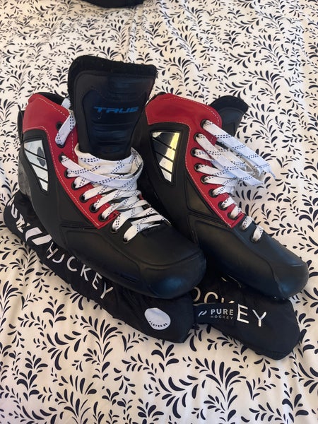 Used True Size 8.5 Custom Pro Hockey Goalie Skates One Piece