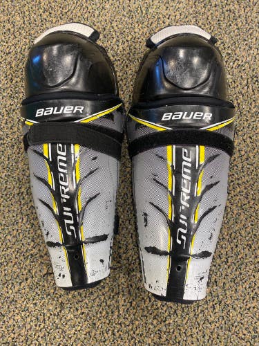 Used Bauer Supreme Shin Pads 10"