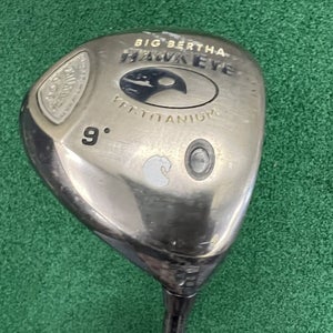 Callaway Big Bertha Hawkeye VFT Titanium 9 Degree Men's Right Hand Regular Flex