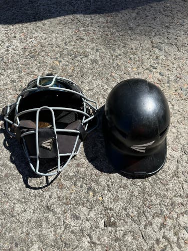 Easton catchers mask and helmet