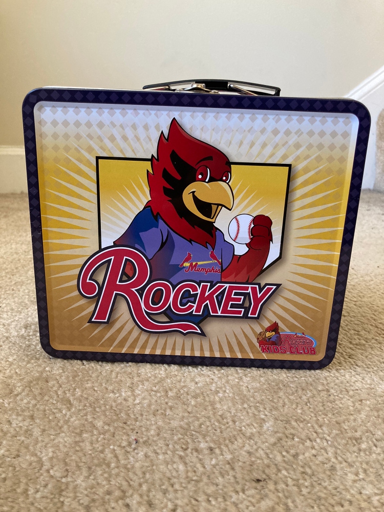 Memphis Redbirds Rockey Metal Lunchbox