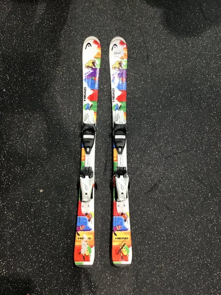 Used Head Pez 117 Cm Boys' Downhill Ski Combo