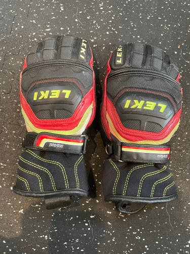 Black Used Large Leki Gloves