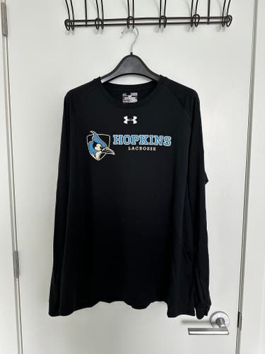 Johns Hopkins Lacrosse Team-Issued Men's Under Armour Shirt