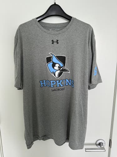Johns Hopkins Lacrosse Team-Issued Men's Under Armour Shirt