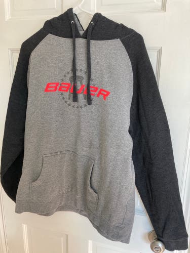 Gray Used Large Bauer Sweatshirt