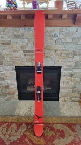 Used Kid's 2020 Line 165 cm All Mountain Sir Francis Bacon shorties Skis With Bindings Max Din 12