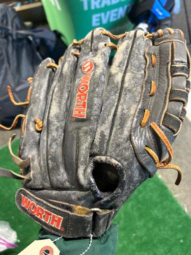 Used Worth Right Hand Throw Infield Softball Glove 13"